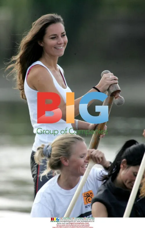Kate Middleton Dragonboat Training