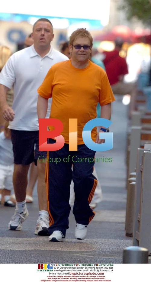 Elton John Shopping in South of France