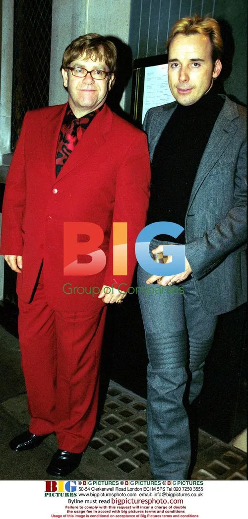 Elton John and David Furnish Leaving Ivy Restaurant