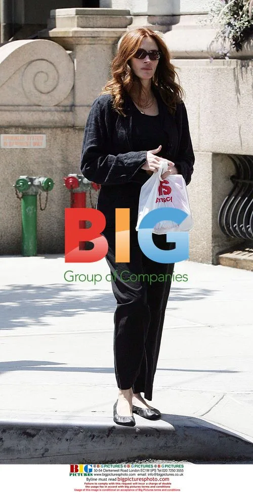 Julia Roberts shops at CVS in NYC