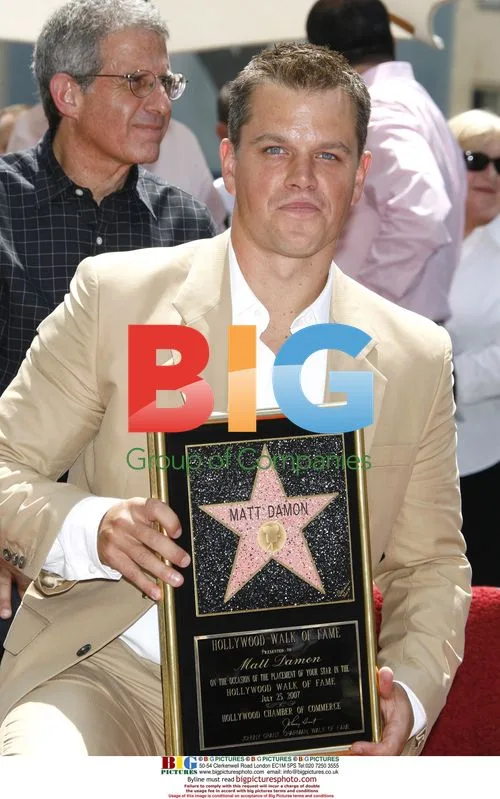Matt Damon Honored on Hollywood Walk of Fame
