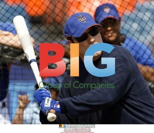 John Travolta Takes Batting Practice
