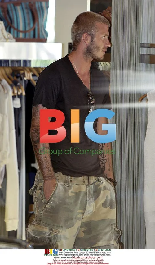 Beckhams Visit Queen Latifah in Beverly Hills
