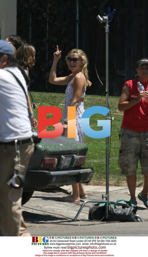 Kate Hudson films short film