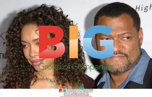 Gina Torres and Laurence Fishburne at 'Akeelah and the Bee' Premiere