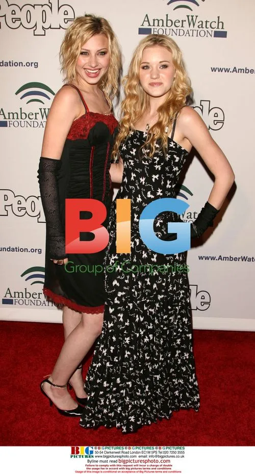 Aly & AJ Michalka at Amberwatch Foundation Launch
