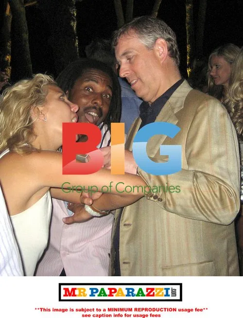 Prince Andrew at Party in St. Tropez