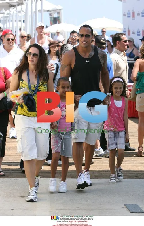 The Rock entertains at charity event