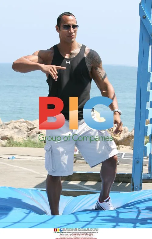 The Rock entertains at Malibu charity event