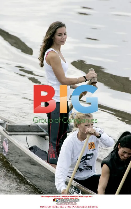 Kate Middleton training for Dragon Boat Event