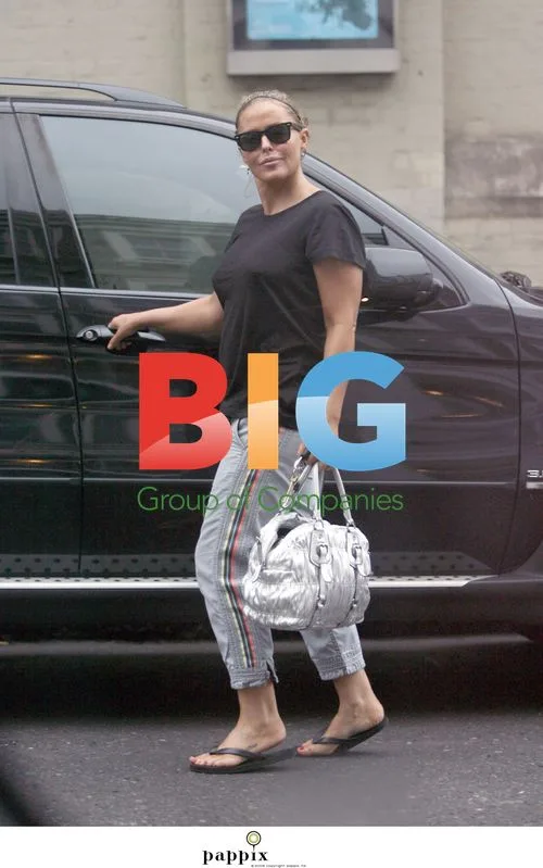 Patsy Kensit Appears Heavier in London