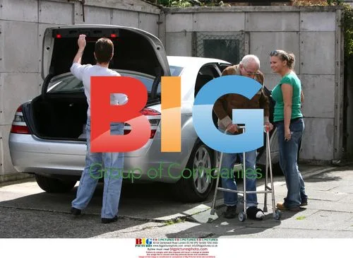 Kerry Katona Runs Errands with Family