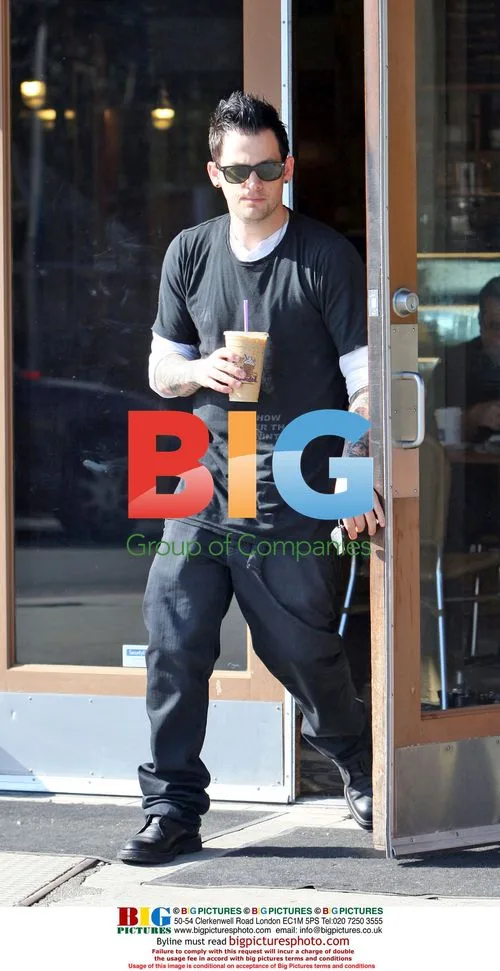 Joel Madden out in Hollywood