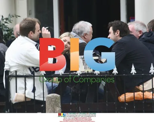 Sean Hughes on set of Coronation Street