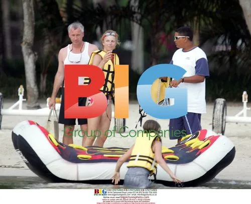 Charlton Athletic manager Alan Pardew on Caribbean holiday