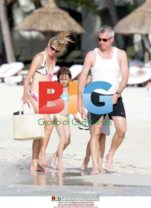 Charlton Athletic manager Alan Pardew on holiday