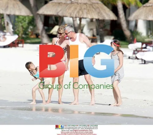 Charlton Athletic manager Alan Pardew and family on Caribbean holiday