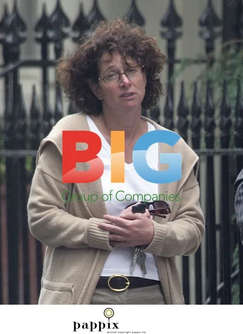 Martha Greene, Cherie Blair"s friend, outside new home