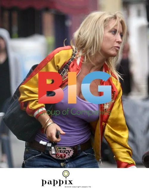 Meg Mathews Seen Braless in London