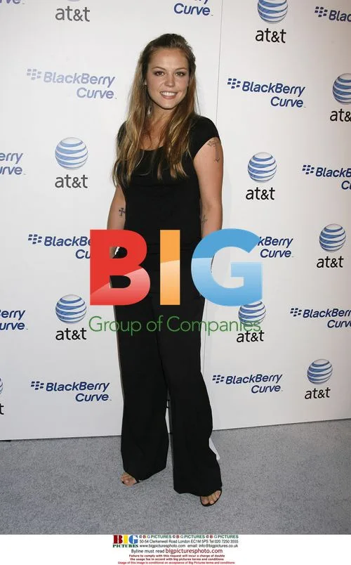 Agnes Bruckner at BlackBerry Curve Launch Party