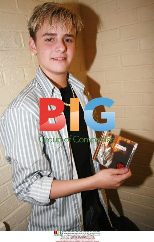 Shaun Rogerson backstage at X Factor surprise concert