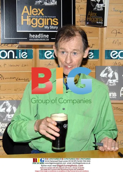 Alex "Hurricane" Higgins at Book Signing