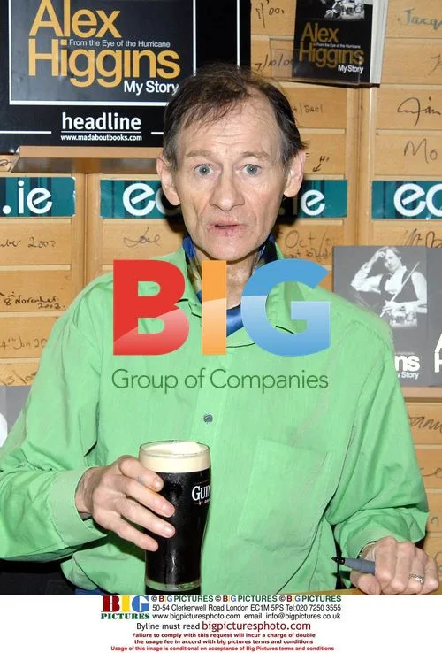Alex "Hurricane" Higgins at Book Signing