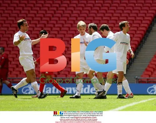 Soap stars play charity football match at Wembley