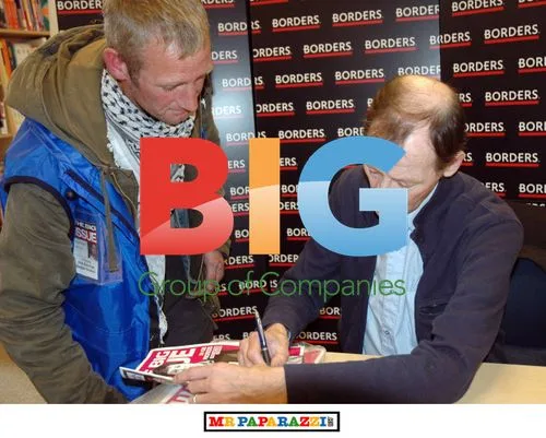 Alex "Hurricane" Higgins at Book Signing