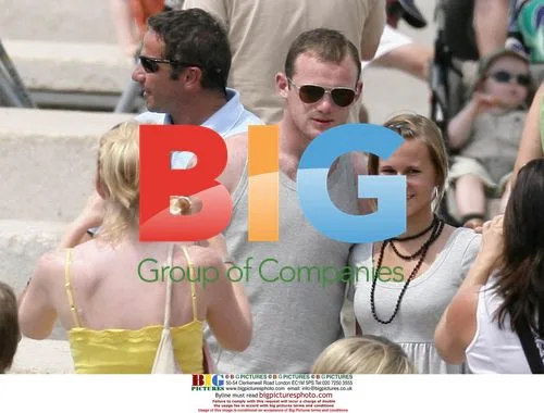 Coleen McLoughlin and Wayne Rooney on Vacation