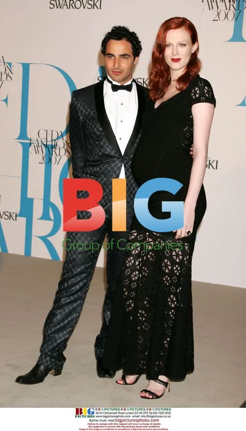 Zac Posen and Karen Elson at CFDA Fashion Awards