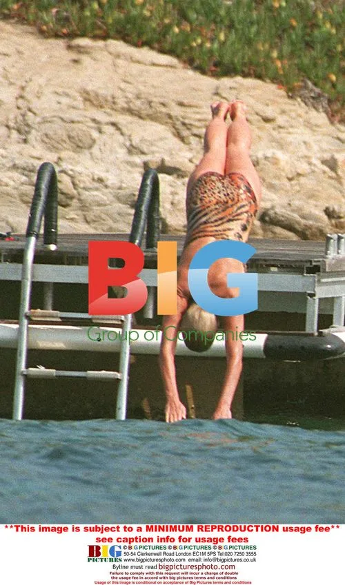 Princess Diana on Holiday with Sons