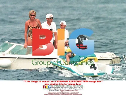 Princess Di and Prince Harry on Holiday in Saint Tropez