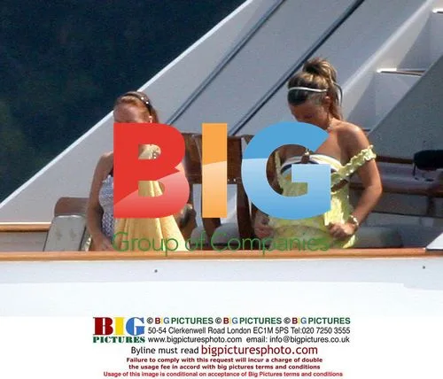 Coleen McLoughlin and Wayne Rooney on Yacht
