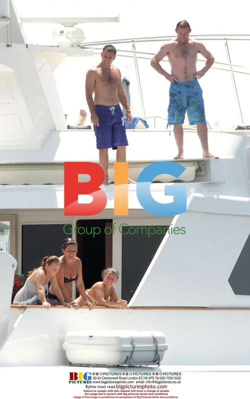 Coleen McLoughlin and Wayne Rooney on Yacht