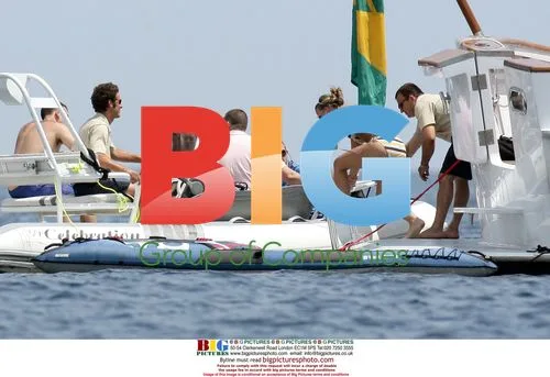 Coleen McLoughlin and Wayne Rooney on Yacht