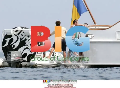 Coleen McLoughlin and Wayne Rooney on Yacht