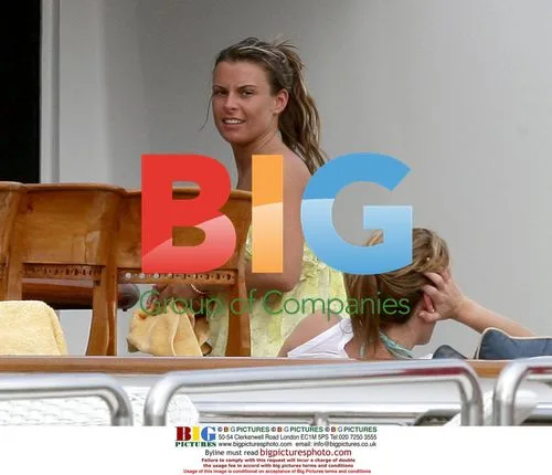 Coleen McLoughlin and Wayne Rooney on Yacht