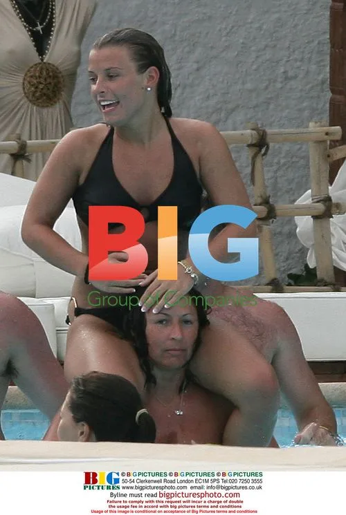 Wayne Rooney and Coleen McLoughlin in St Tropez