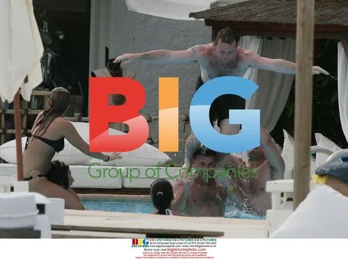 Wayne Rooney and Coleen McLoughlin in St Tropez