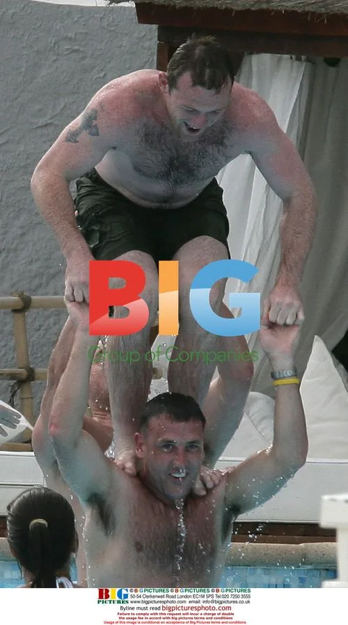 Wayne Rooney and Coleen McLoughlin in St Tropez