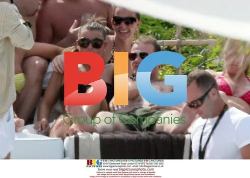 Wayne Rooney and Coleen McLoughlin in St Tropez