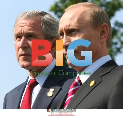 Bush and Putin at G8 Summit