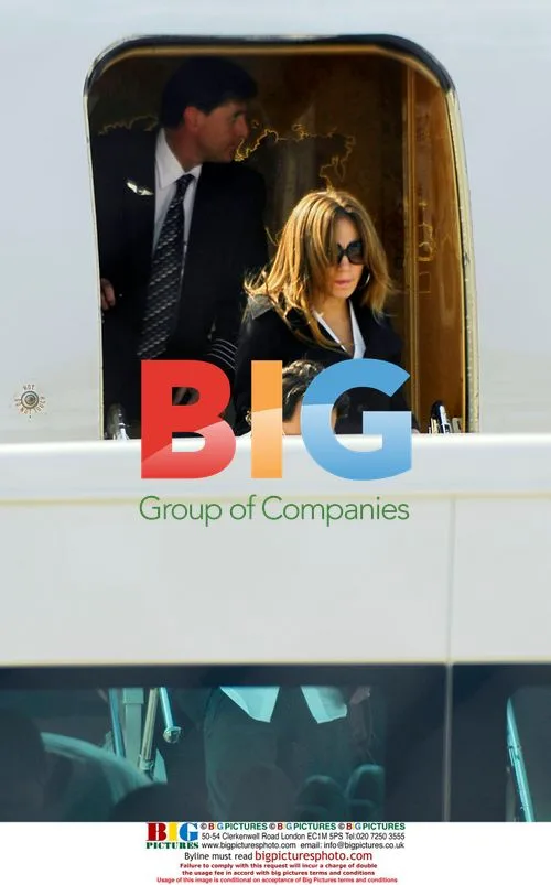Jennifer Lopez and Marc Anthony Arrive in Madrid