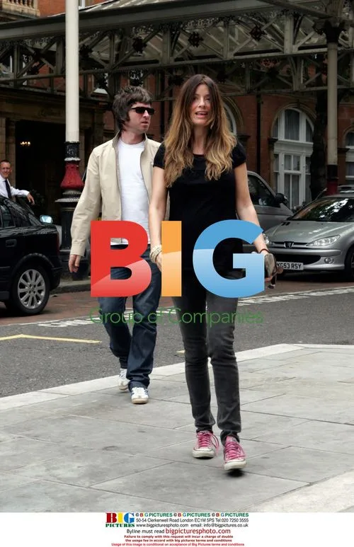 Noel Gallagher and Sara McDonald out shopping