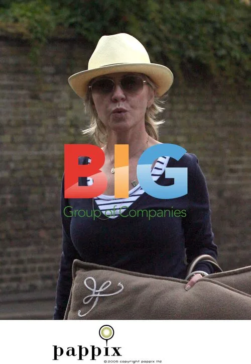 Singer Lulu arrives home with cushions