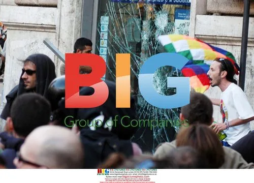 Italians protest against Bush during visit to Rome