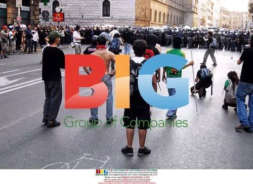 Italians protest against Bush in Rome