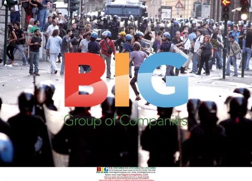 Italians protest against Bush in Rome