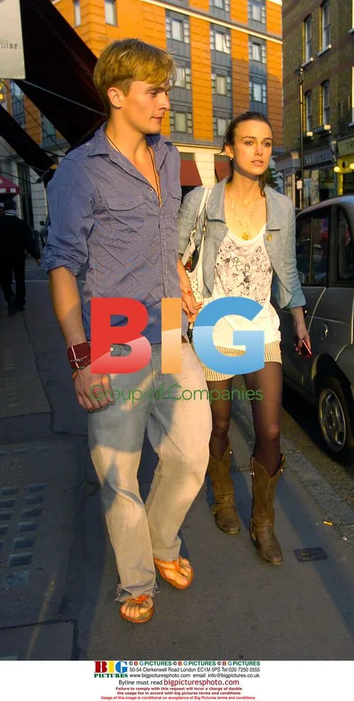 Keira Knightley and Rupert Friend Dine in London